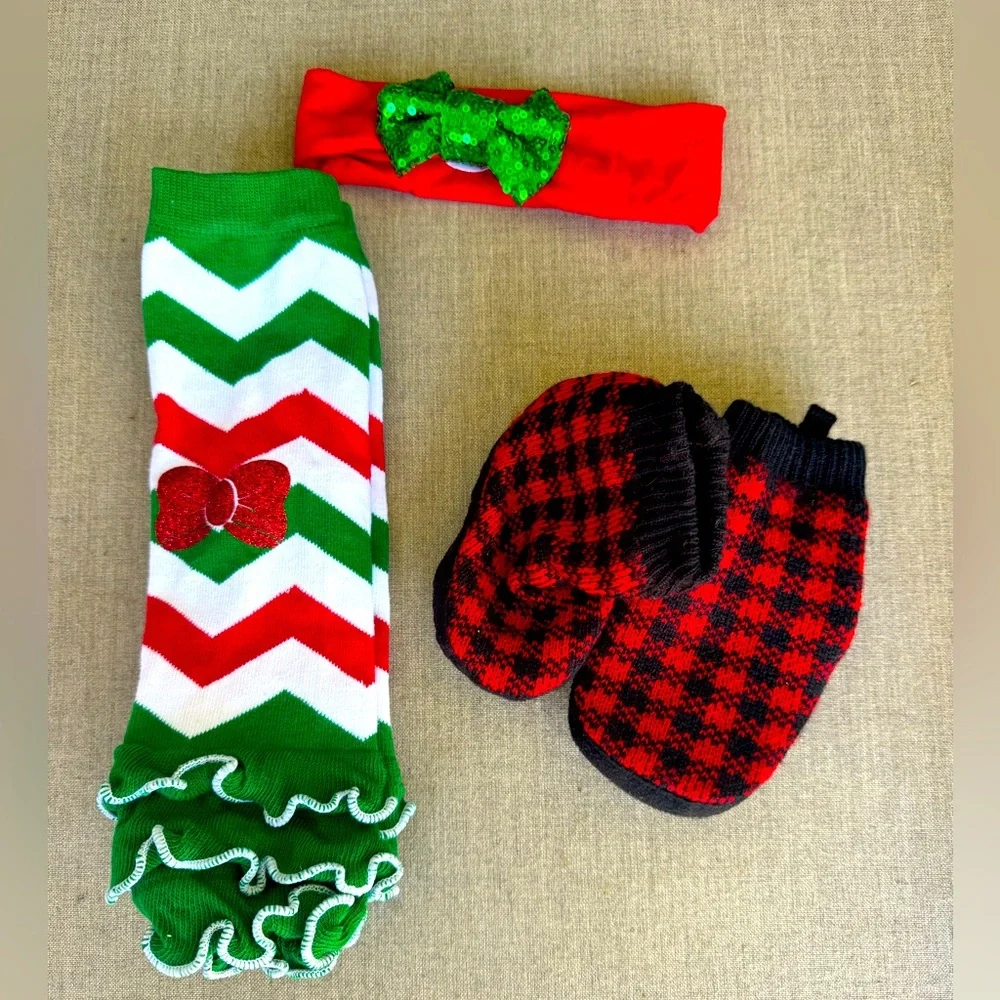 Leg Warmers, Headband, Slippers - Picture 1 of 2